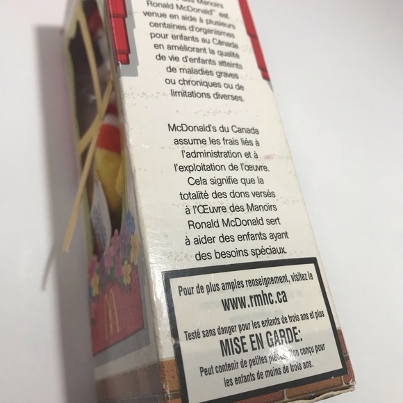 Vintage 2003 Ronald McDonald House Finger Puppet Doll In Original Box - Picture 7 of 10